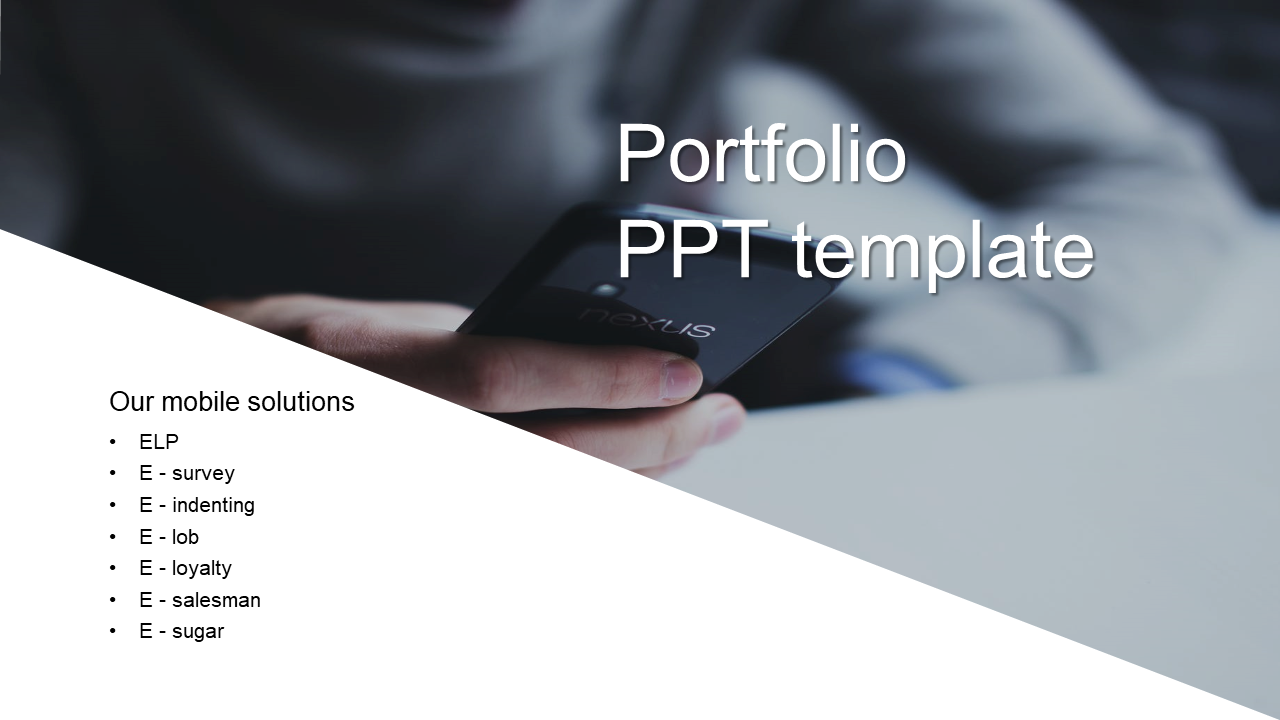  Portfolio PPT and Google Slides Template Presentation
